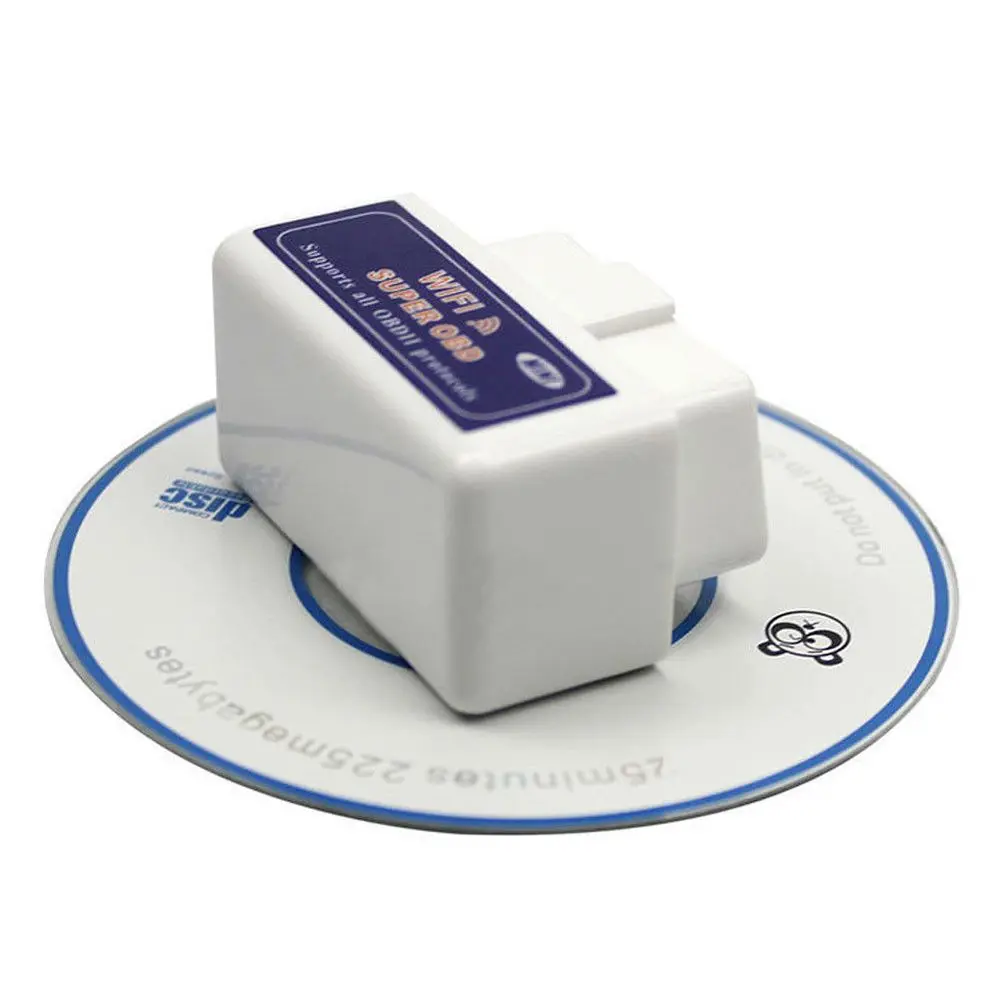 Мини ELM327 Wi-Fi OBD2 OBDII WiFi для iPhone Android PC Автомобильный диагностический сканер