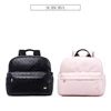 Soboba Fashionable Plaid Pink Diaper Bag for Mommies Large Capacity Well-Organized Space Maternity Backpack for Strollers 6