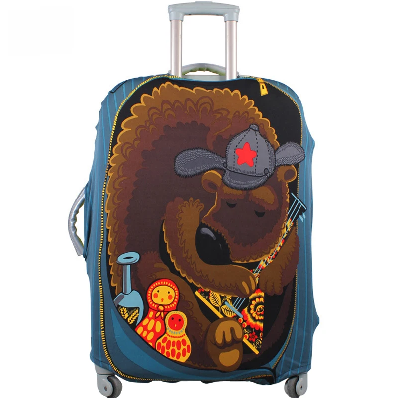 Tanie Russian Love / Bear pokrowiec na bagaż podróżny, Stretch pyłoszczelna osłona ochronna, sklep