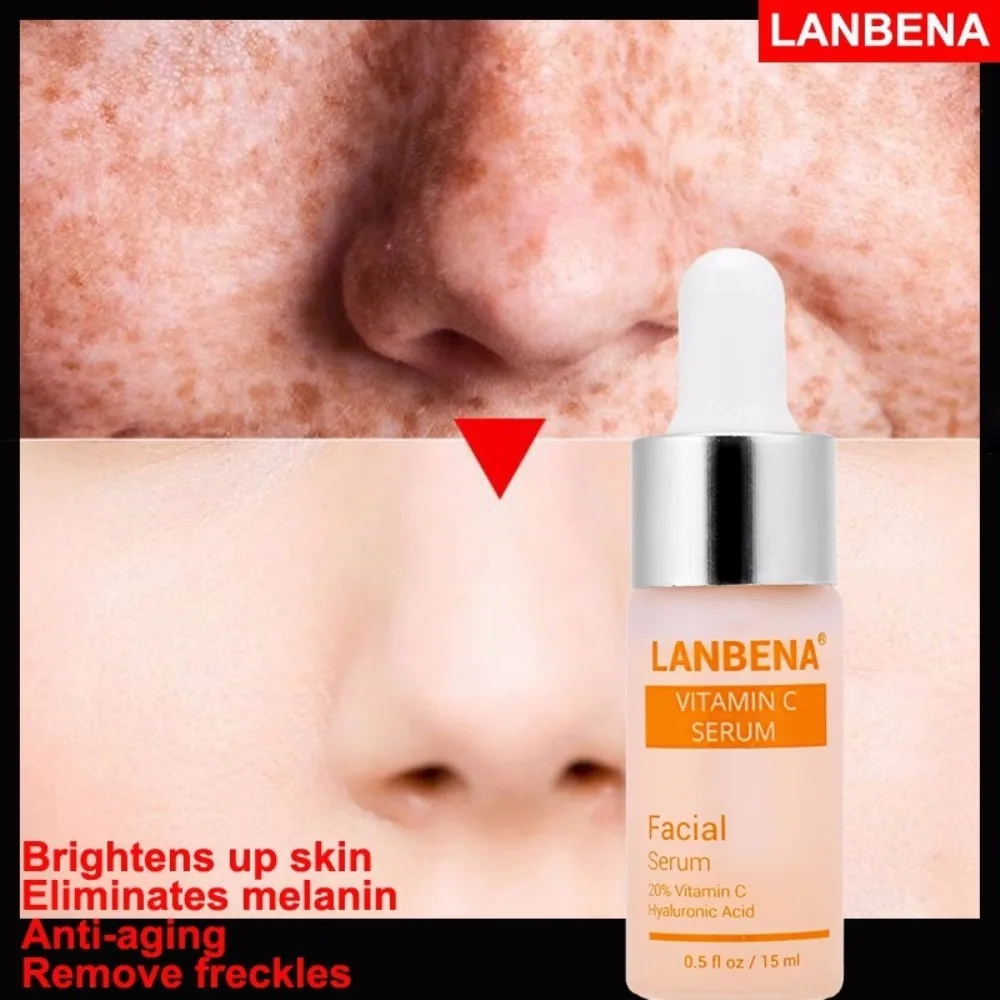 LANBENA Vitamin C Essence Skin Care Whitening Serum Hyaluronic Acid Face Cream Snail Remover Freckle Spots Anti-aging TSLM1 LANBENA Vitamin C Essence Skin Care Whitening Serum Hyaluronic Acid Face Cream Snail Remover Freckle Spots Anti-aging TSLM1