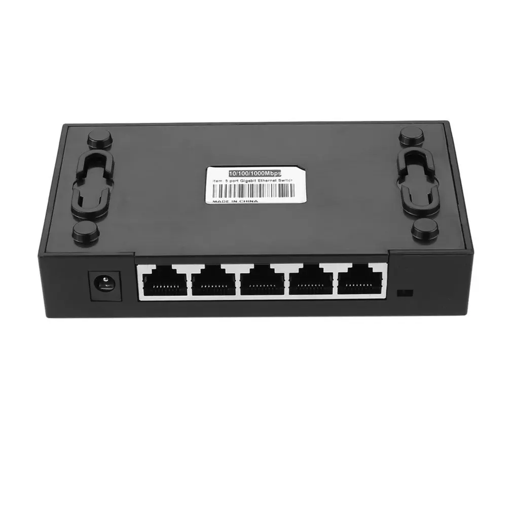 5 портов 100/10 Мбит/с Настольный Ethernet сетевой коммутатор LAN адаптер концентратор Plug-and-Play подключение