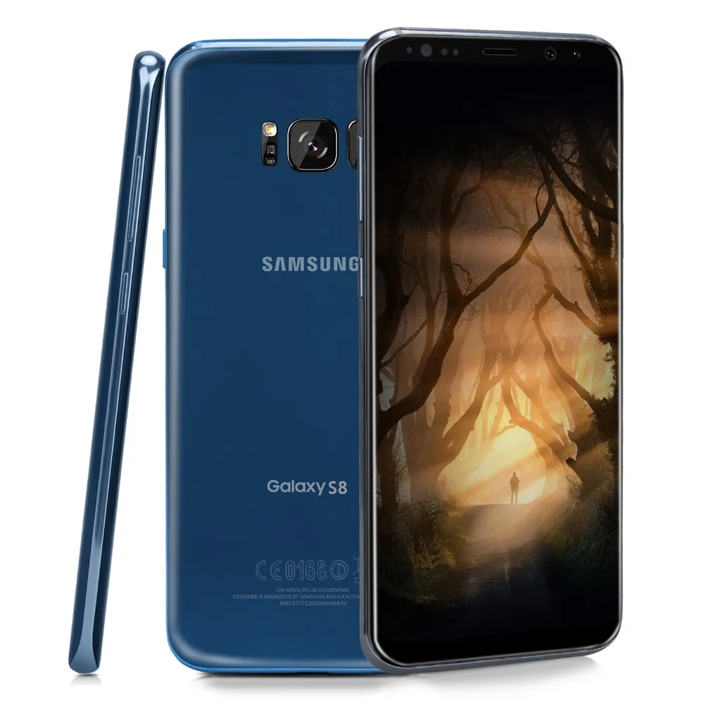 Мобильный телефон samsung Galaxy S8 Duos G950FD с двумя sim-картами, 4 ГБ, 64 ГБ, Восьмиядерный процессор Exynos 8895, 5,8 дюймов, NFC, 4G, Android