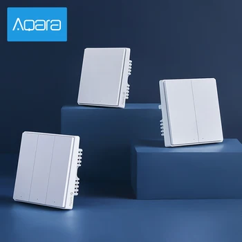 

Aqara Switch ZigBee Smart Home Light Control Zero Line Fire Wire Wireless Key Wall Switch MiHome APP work with Gateway