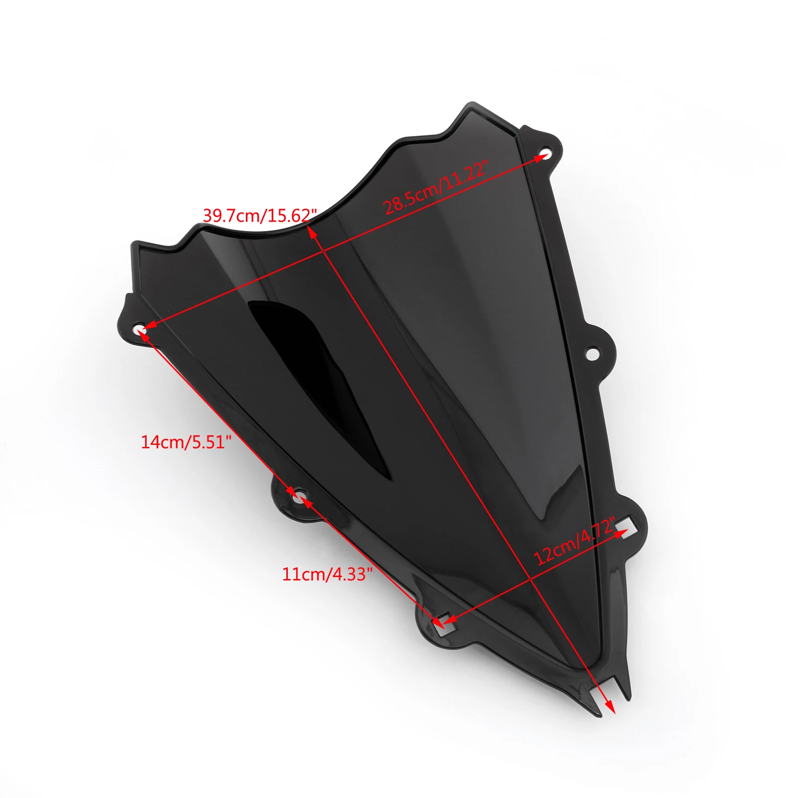 Artudatech ABS двойное стекло ветровое стекло подходит для Aprilia RSV4 2009-2012