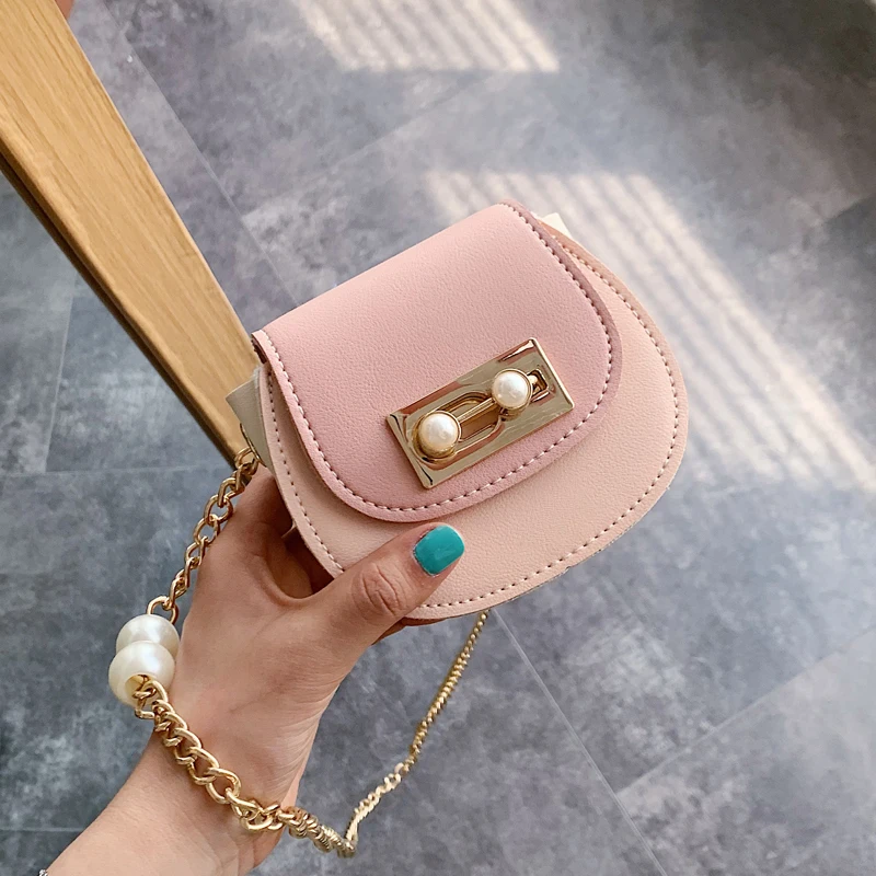 

Mini Small Bag Female Bag 2020 New Trendy Fashion All-match Messenger Bag Chain Saddle Bag Luxury Handbags Women Bags Designer