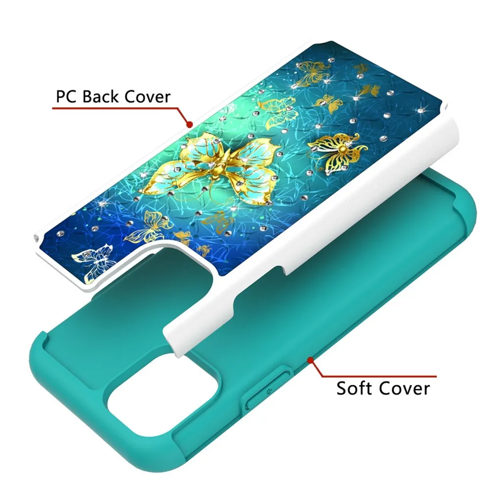 Dream Crystal Style Phone Case For iPhone 11Pro Max Dirt-resistant Slim Fashion Soft Cases Shockproof Dust-proof Phone Case