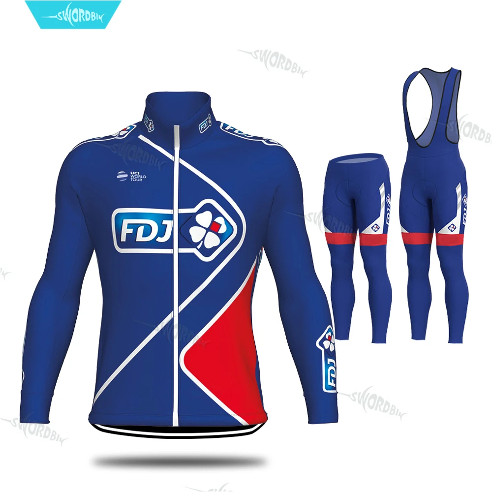 Ropa Ciclismo Hombre Pro Team Комплект велосипедная Футболка мужская одежда зимняя с длинным рукавом Тепловая флисовая гоночная теплая одежда MTB