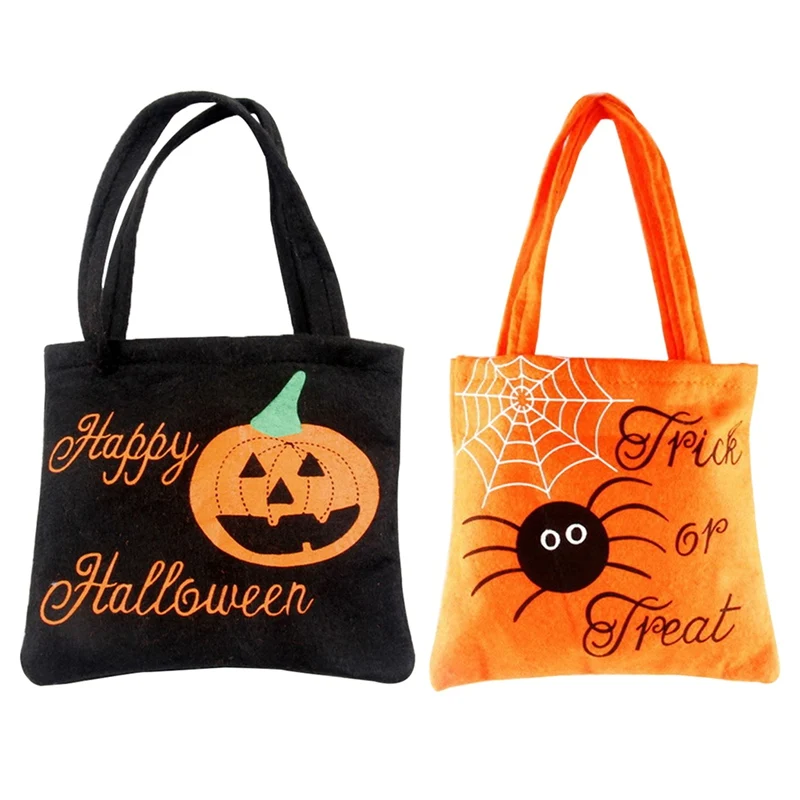 

1Pcs Non-Woven Fabric Pumpkin Candy Gift Bag Halloween Decoration Festival Supplies Kids Children Party Trick Or Treat Dropship