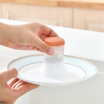 

1PC Hydraulic Washing Potbrush Cleaning Brushes tableware brush Household Kitchen Cleaning Tools Cleaning Liquid Scrub BrushA