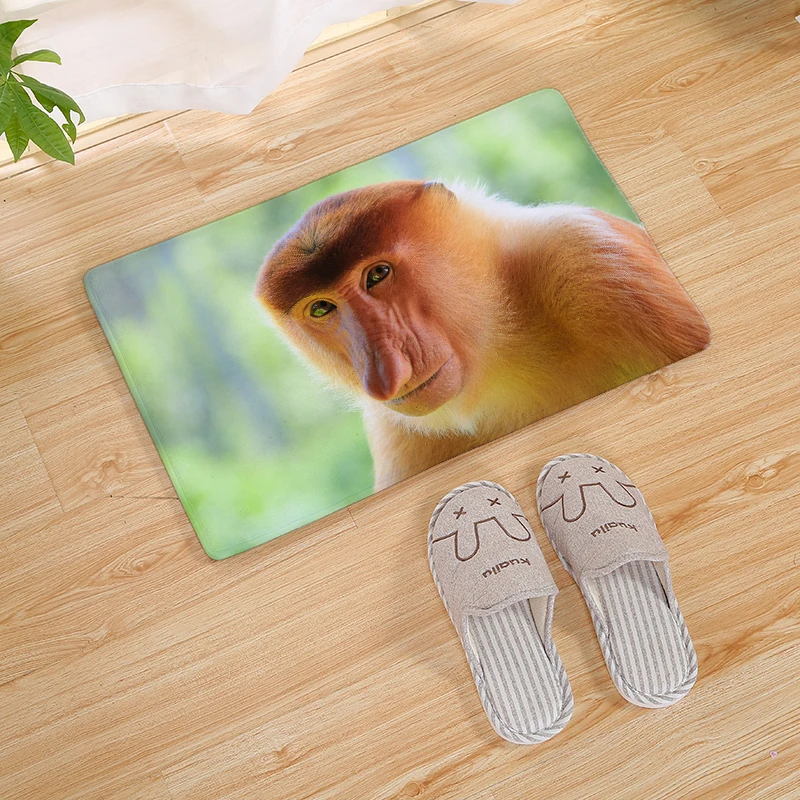 

Cute Animal Cat And DogPictures Print Doormat Floor Mat Doormat Kitchen Mat Kitchen Carpet Door Living Room Mats Outdoor 80CM