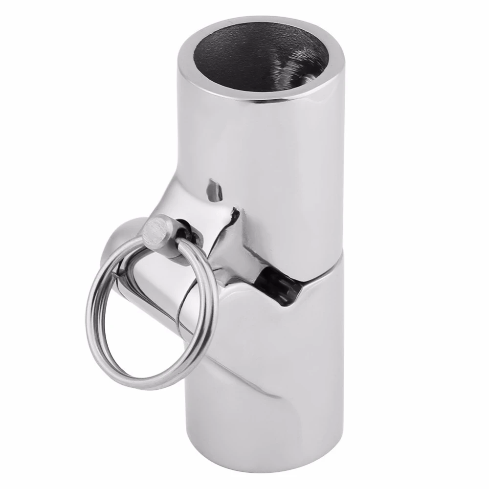 1Pcs Marine Stainless Steel Folding Swivel Coupling Tube Pipe Connector Boat Hardware Fitting Boat Parts - Цвет: 25 mm