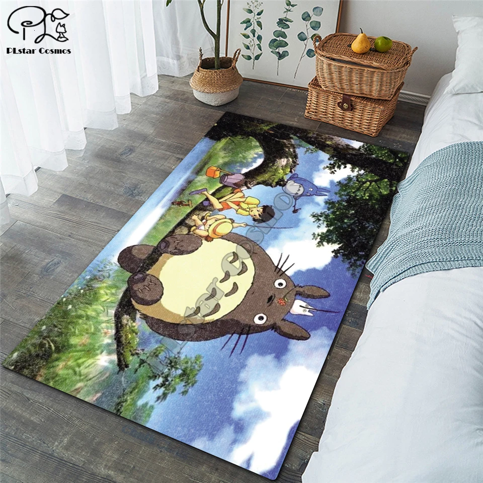 Милый ковер Totoro Kawaii Детский для футбола поля спальни гостиной напольные коврики