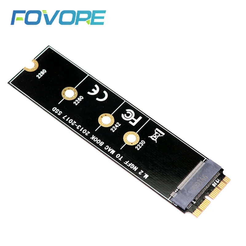 M ключ M.2 NGFF PCIe AHCI SSD адаптер карты для MACBOOK Air 2013 2014 2015 2017 A1465 A1466 Pro A1398 A1502 A1419 2230-2280 M2 |