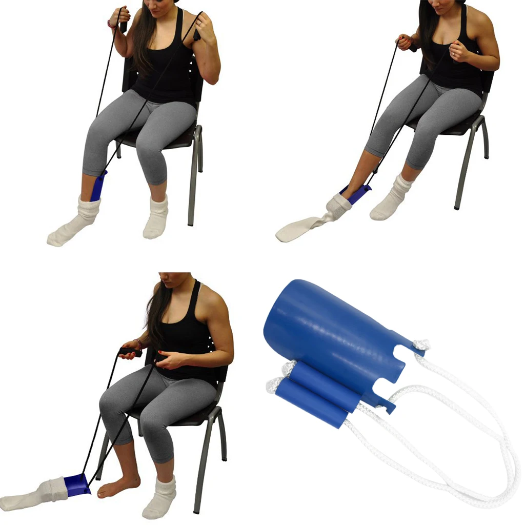 Sock Dressing Assist Aids Device Helper for Elderly Senior Pregnant Patients