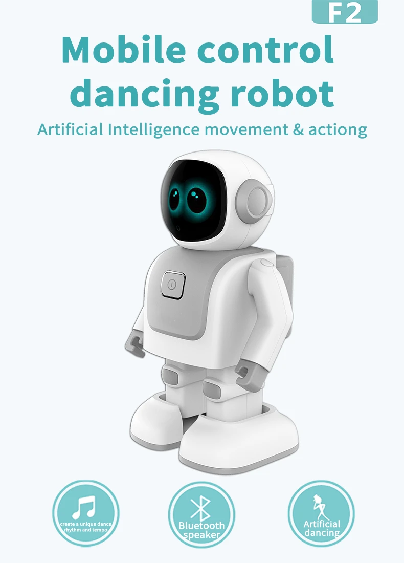 Mobile App Bluetooth Remote Control Programming Humanoid Voice Robotic  Cartoon Children's Joyful Dancing Robot - Voice Recognition Robot -  AliExpress