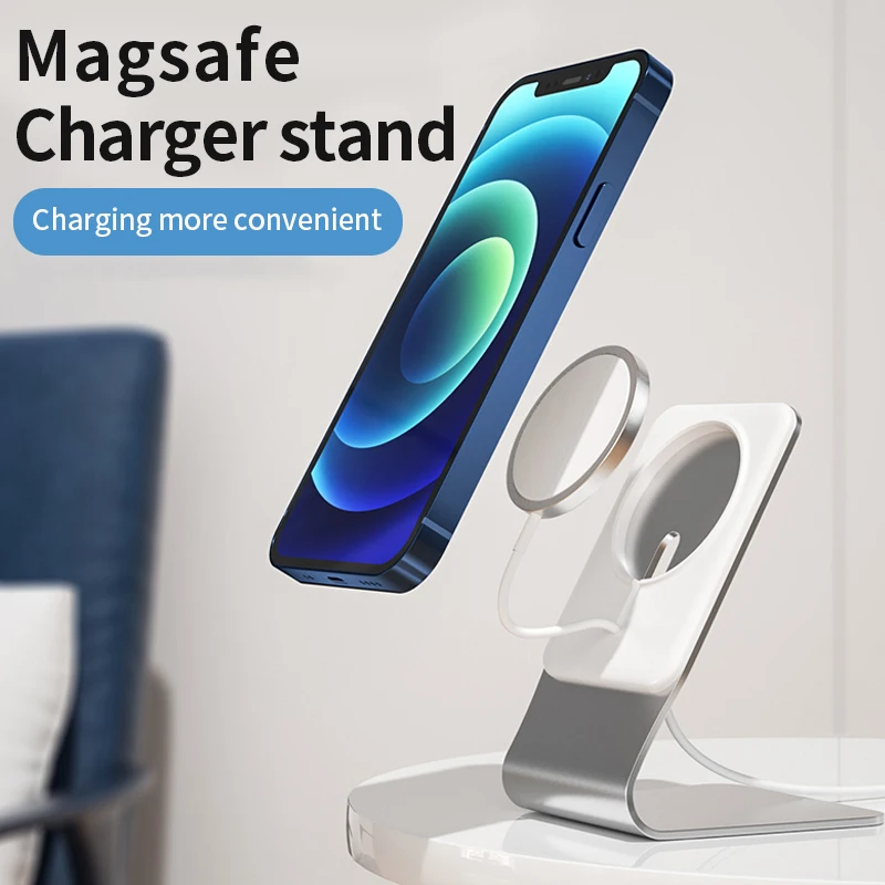 Магнитное Беспроводное зарядное устройство MagSafe держатель для телефона