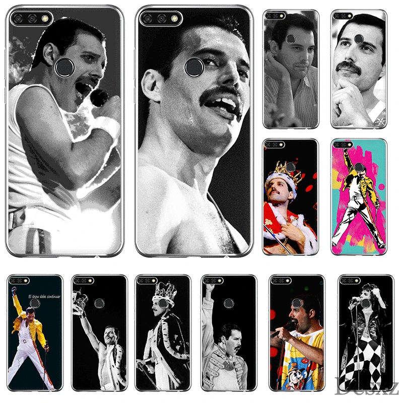 

Mobile Phone Case TPU For Huawei P30 P20 P10 P8 P9 Lite Pro Huawei P Smart Z Plus Cover Freddie Mercury Shell