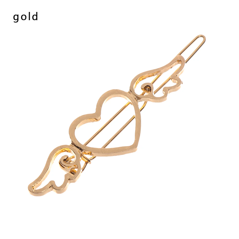 Style 8-G(2Pcs) 1 шт., модные женские Геометрические заколки для волос, заколки для волос, Звездный зажим для волос сердце, нежные заколки для волос, заколка для волос, ювелирные изделия для волос, аксессуары для волос - Цвет: Style 8-G(2Pcs)