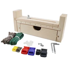 1 шт. DIY деревянный Paracord Jig браслет производитель регулируемый плетение ремесло чайник браслет узел инструмент браслет инструмент для вязания