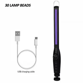 

Portable UV Sterilizer Light Stick For Wand Home Hotel Handheld LED UV Lamp with 30 Light Beads Cleaning Tool