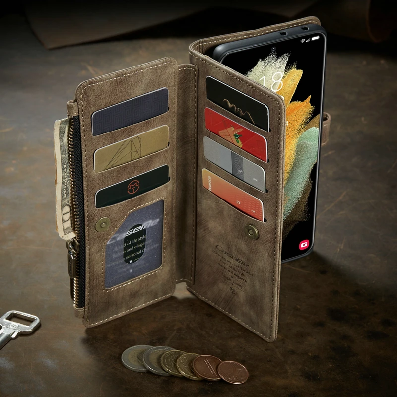 Leather Wallet Case For Samsung Galaxy A53 A51 A33 A52 A32 A22 A12 S20 S21 S22 S23 S24 ultra S10 Plus note 20 Z fold5 Phone Case