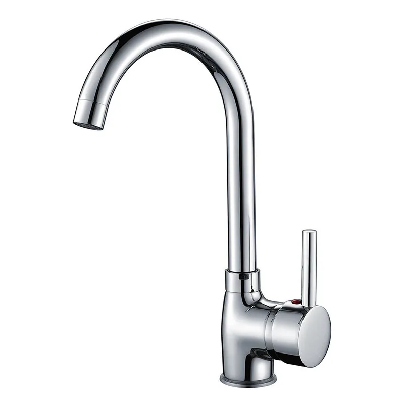 Современный поворотный носик Monobloc кран и смеситель для кухонной раковины кран