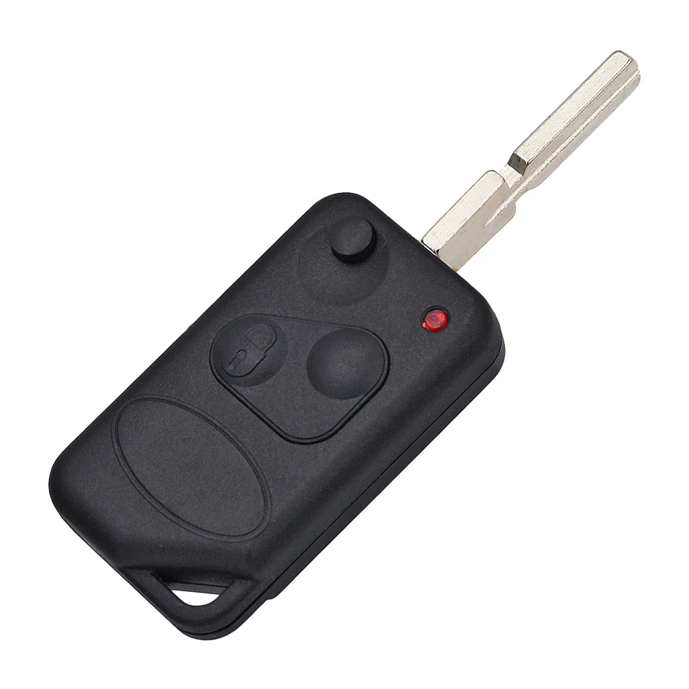 Key Case Car Key Shell Key Shell Ecusells Flip Remote Key Shell Case Fob 2 Buttons for Land Rover Range Rover 1996 1997 1998 1999 2000 2001 HU109 uncut blade