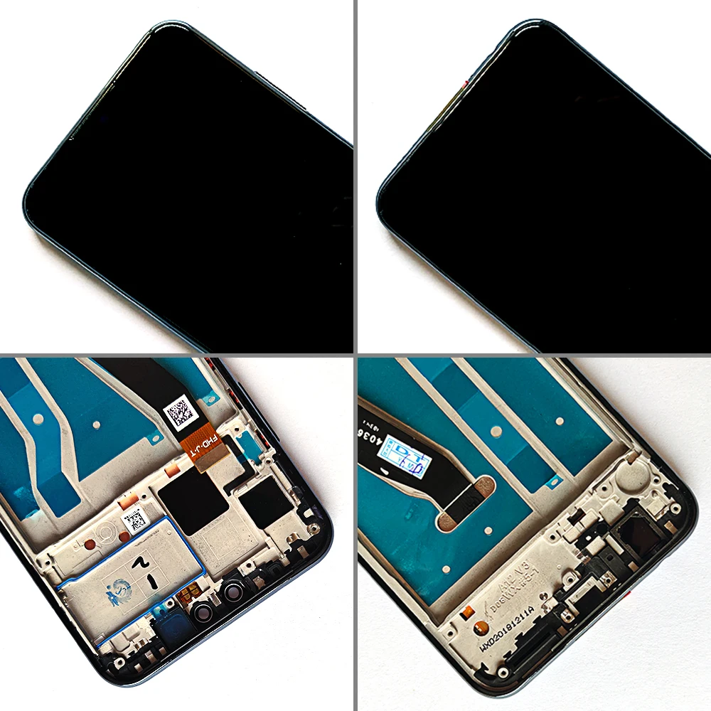 6,5 ''huawei Y9 ЖК-дисплей сенсорный экран Enjoy 9 Plus Олеофобное Покрытие дигитайзер сборка рамка поддержка 10 touch