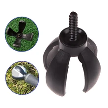 New 4 Prong Golf Ball Pick Up Tool Ball Pick Up Professional Golf Accessories Retriever Grabber Claw Sucker Tool For Putter Grip