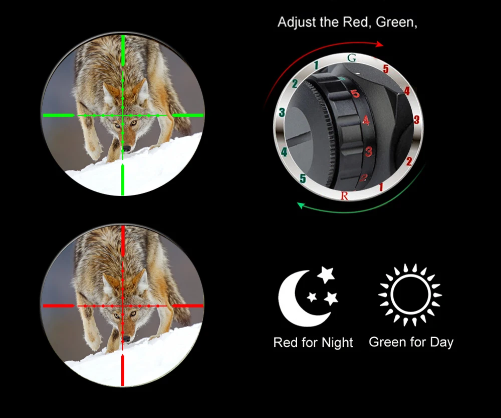 Óptica Scope Visão Poderoso Laser Verde Tático Riflescope Airgun Caça Holográfica Colimador Retículo Objetivo 2.5-10x40 Red Dot 7 2.5-10x40 óptica red dot scope visão poderoso