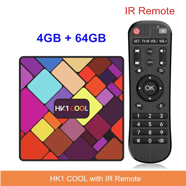 4GB 64GB HK1 Приставка Smart tv Android 9,0 4 Гб 64 ГБ 32 ГБ RK3318 4K Wifi Netflix медиаплеер телеприставка 2GB16GB Android 9 приставка HK1 MAX - Цвет: 4GB 64GB