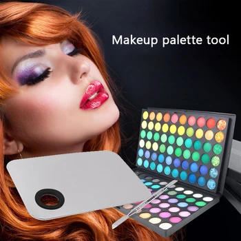 

Beauty stainless steel eyeshadow palette flash pigment smoky eyeshadow palette waterproof palette box palette palette