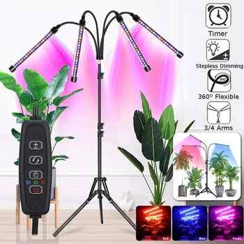 

Full Spectrum Phytolamps Sunlike DC5V USB 3/4 Head LED Grow Light Desktop Clip Phyto Lamps for Plant Fitolamp