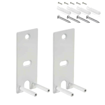 

1 Pair Wall Mount Brackets Speaker Shelf Holder Replacement for Lifestyle 650 Home Universal Durable Steel Hanging Wall Mount S