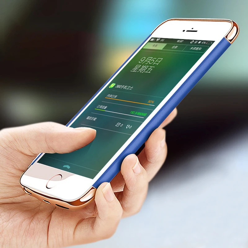 3500/4000 мА/ч, Батарея Зарядное устройство чехол для iPhone 6 6s 7 8 Мощность банковская карта чехол внешнее резервное зарядное устройство чехол для iPhone 6 6s 7 8 plus