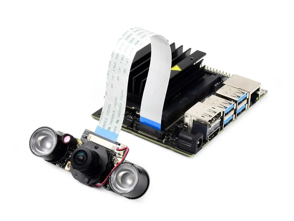 Waveshare IMX219-160 8MP IR-CUT Camera, 162&deg; FOV, IR-CUT Infrared, Applicable For Jetson Nano / Compute Module