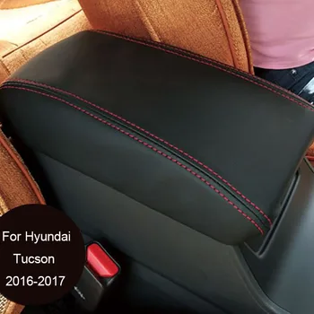 

O SHI CAR Armrest Box Cover Saver, 1 Piece Central Console Armrest Cover Fit for Hyundai Tucson 16-2017