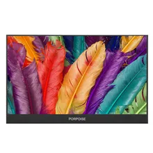 Porpoise HT-1730XT 17.3-Polegada 1080p jogo de exibição c-tipo portátil monitor de computador lcd jogo de exibição built-in alto-falantes para tablet