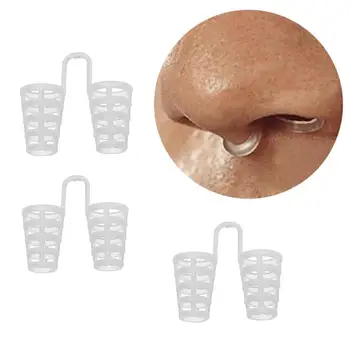 

4pcs Transparent Anti Snoring Device Snore Apnea Nose Clip Stop Snoring Healthy Device Apnea Nose Clip Sleeping Aid Equipment