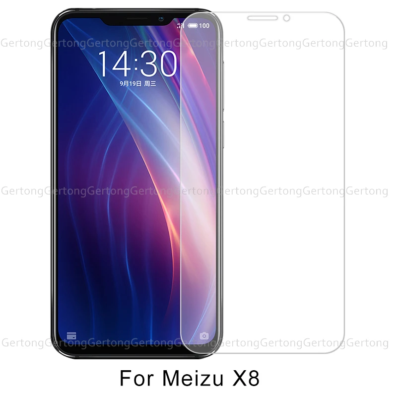 Защитное закаленное стекло для Meizu 16x X8 Note 8 HD ультратонкая пленка M6 защитные