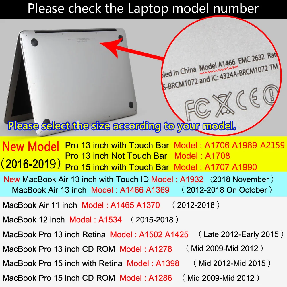 Новый креативный чехол для ноутбука с 3D принтом MacBook Air Pro Retina 11 12 13 15 дюймов
