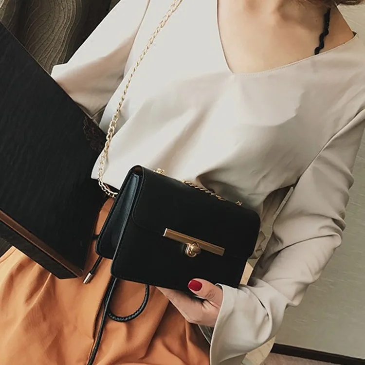 

Chain Bag Autumn And Winter Small Bag 2018 Summer New Style Korean-style Fashion Simple Versatile Crossbody Bag WOMEN'S Bag
