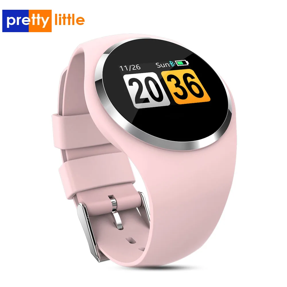 

Q1 Smart Watch Women 0.96" Color LCD Screen Blood Pressure Heart Rate Monitor Smartwatch For Android IOS