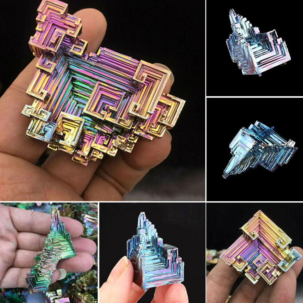 Natural Stone Quartz Crystal Rainbow Titanium Cluster Mineral Specimen Healing Beads Colloection DIY Jewelry Making 1PC | Украшения и