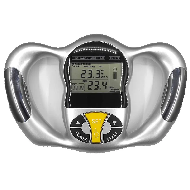 Hand-held BMI analysis electronic fat meter, health monitor, body fat meter,  body fat meter, LCD screen, fat fat tester