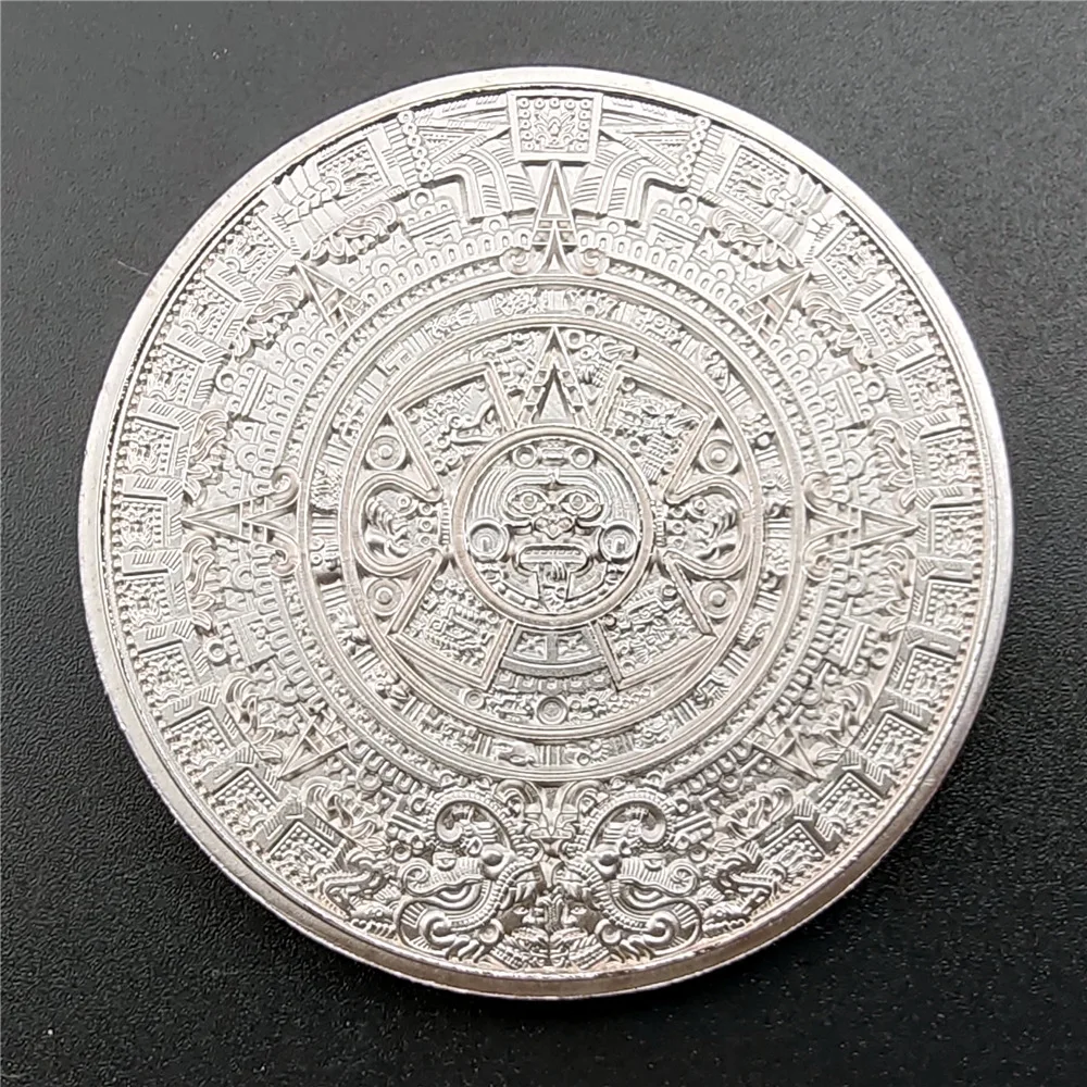 Description Picture 6 of itemOne Troy Ounce 999 Fine Silver Copy America Medal Commemorative Badge Non-currency Mexico Coin   Collectible Blister