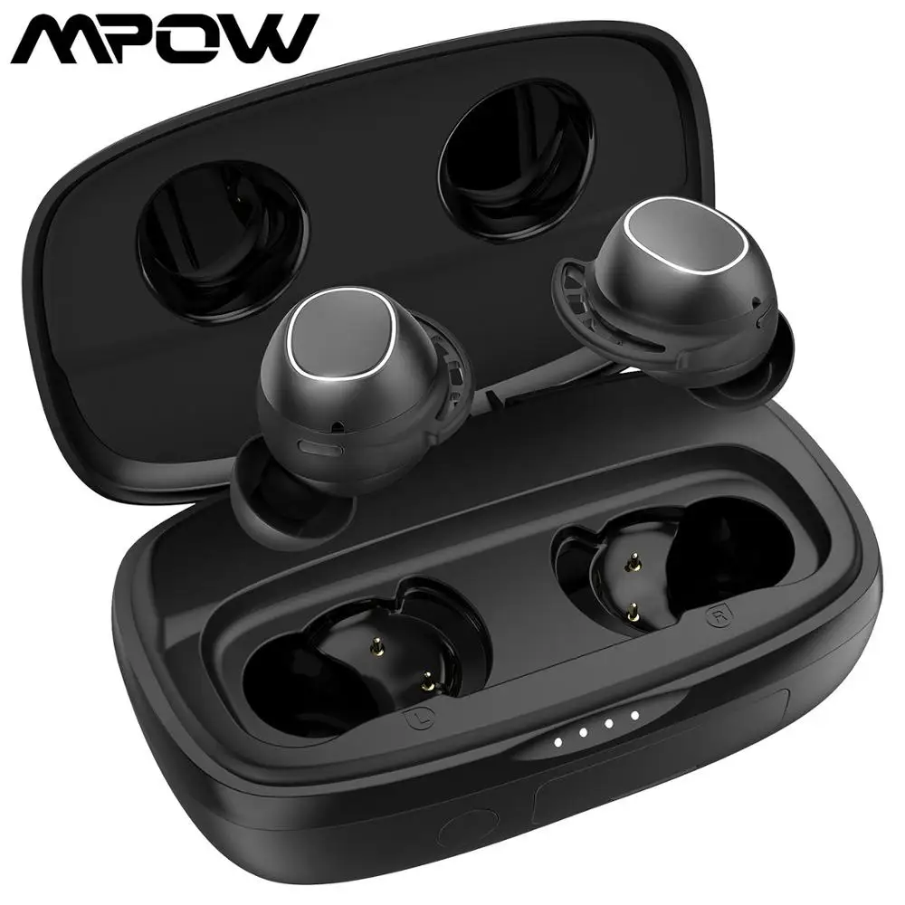 Hot Products! Mpow M30 Plus IPX7 Waterproof Sport Earphones Bluetooth 5.0 Wireless Hifi Stereo Headset With Charging Case