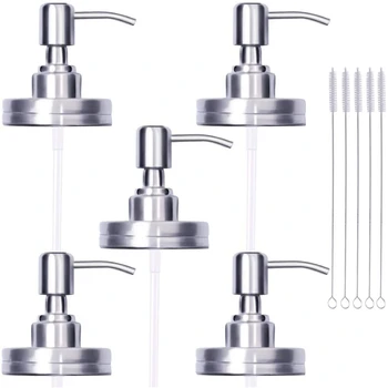 

Soap Pump and Lotion Dispenser Lid,Proof Soap and Lotion Dispenser Pump for Mason Jars or DIY Lotion Dispenser (No Jars)
