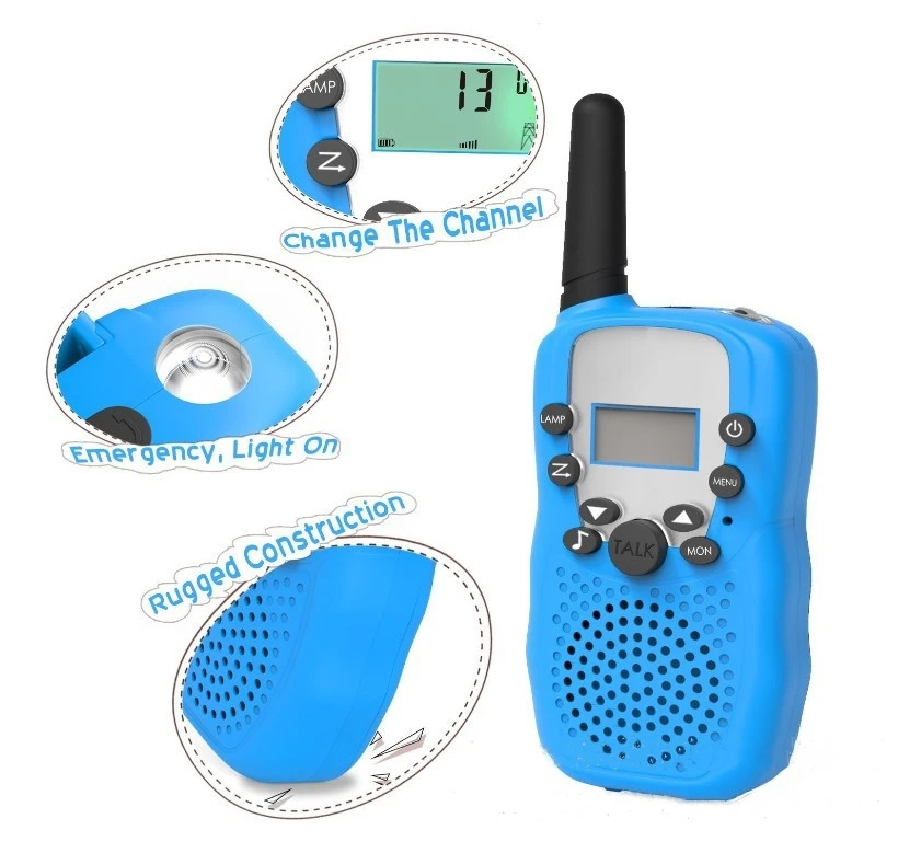2 шт./компл. детские игрушки 22 канала иди и болтай Walkie Talkie s игрушка двухстороннее радио длинный диапазон UHF трансивер подарок для детей
