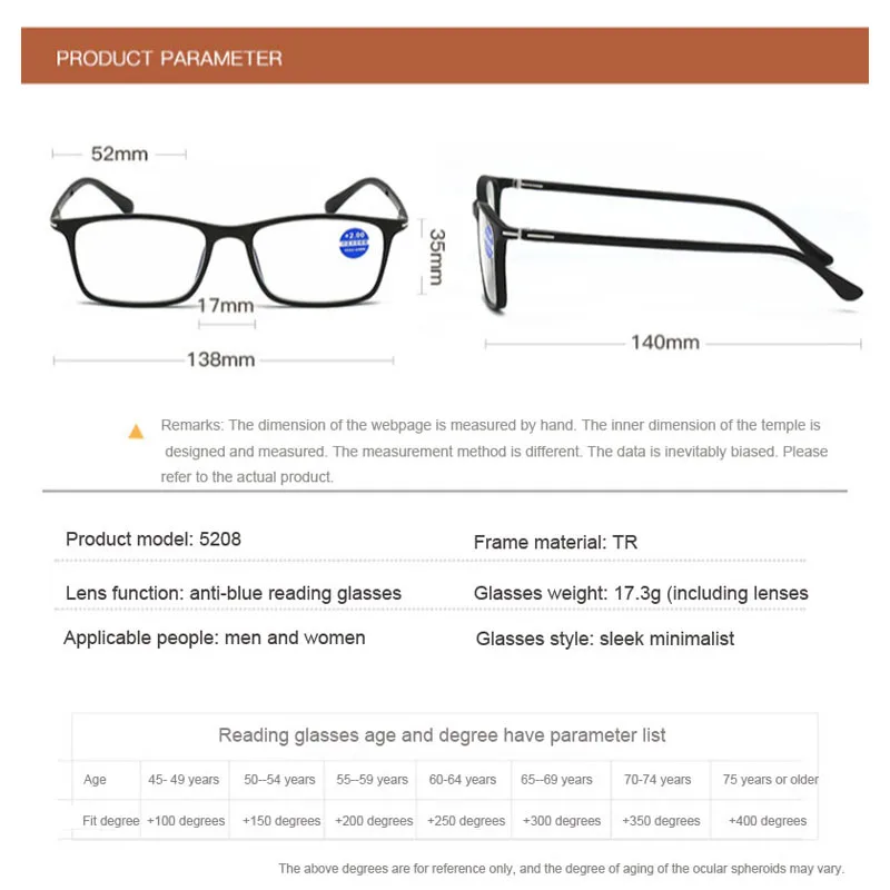 Квадратные очки для чтения для женщин и мужчин, ультра-светильник, анти-синий светильник, блокирующие очки для чтения, женские и мужские квадратные очки для дальнозоркости